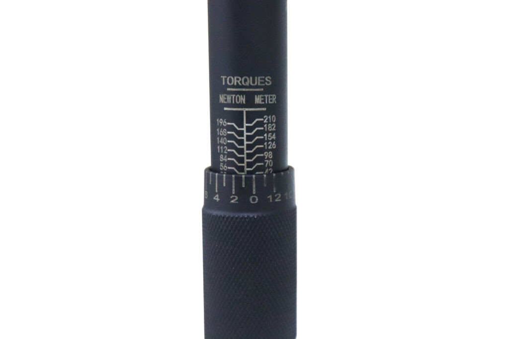 Torquimetro de estalo 1/2” torque 20 a 210NM profissional